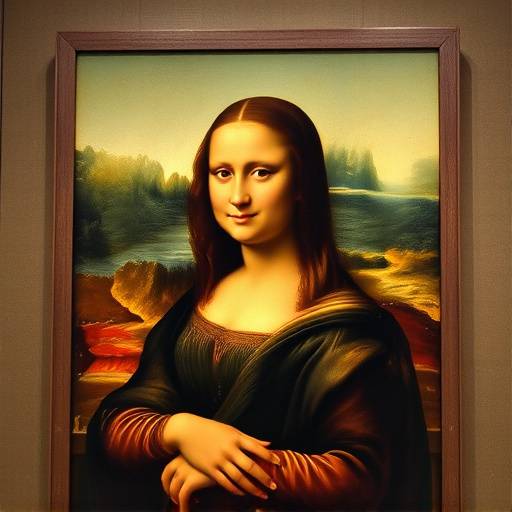 La Gioconda di Leonardo da Vinci, esposta al Louvre di Parigi