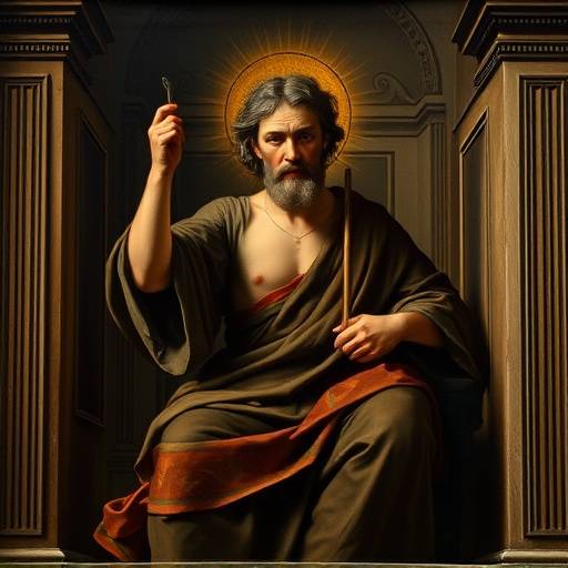 La Vocazione di San Matteo di Caravaggio, conservata nella Chiesa di San Luigi dei Francesi a Roma