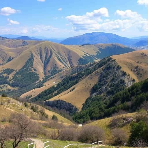 Paesaggio montano dell'Appennino abruzzese, Abruzzo