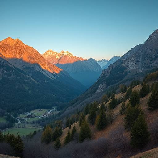 Paesaggio montano della Valle d'Aosta