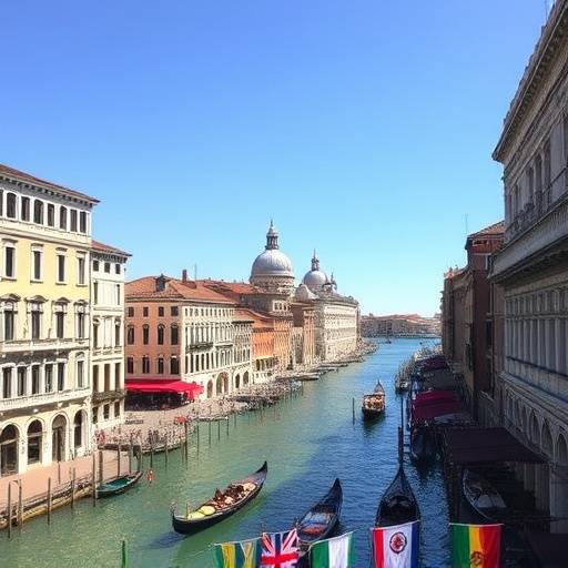 Veduta del Canal Grande a Venezia, Veneto